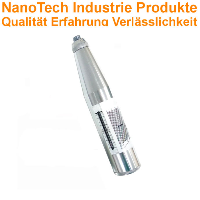Marteau D'Essai De Rebond Pour Béton (Scléromètre) - Testeur De Résistance Mécanique - Acier Inox, Énergie 2.207J - Avec Accessoires