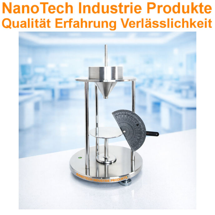 Angle of repose test device Angle of repose test device