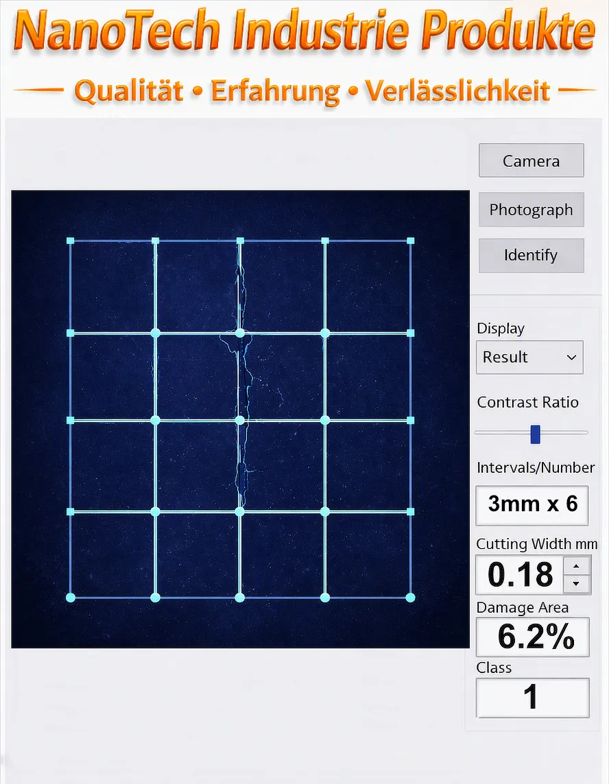 Gitterschnitt Adhesions Analyse Gitterschnitt Adhesions Analyse